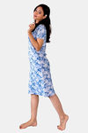 Sweetmoon Long T Shirt Nightdress - Blue — thumbnail 4